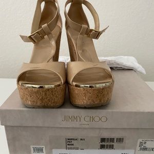 •   Jimmy Choo T-Strap Sandals